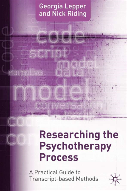 Nick Riding, Georgia Lepper - Researching the Psychotherapy Process, E-bok