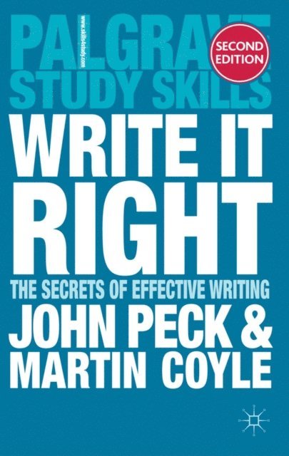 John Peck, Martin Coyle - Write it Right, E-bok