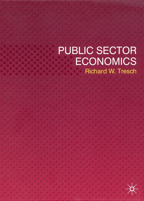 Richard W Tresch - Public Sector Economics, E-bok