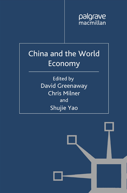 S. Yao, C. Milner, D. Greenaway - China and the World Economy, E-bok