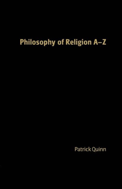 NA NA - Philosophy of Religion A-Z, E-bok
