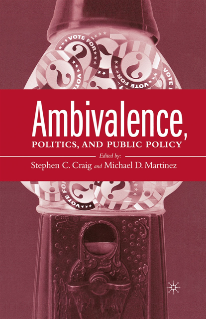 M. Martinez, S. Craig - Ambivalence, Politics and Public Policy, E-bok