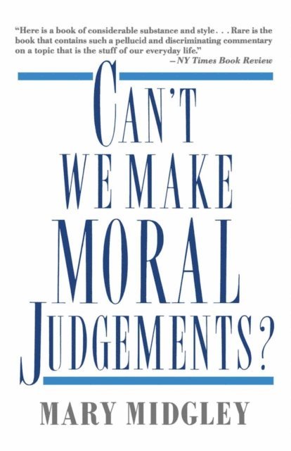 NA NA - Can't We Make Moral Judgements?, E-bok