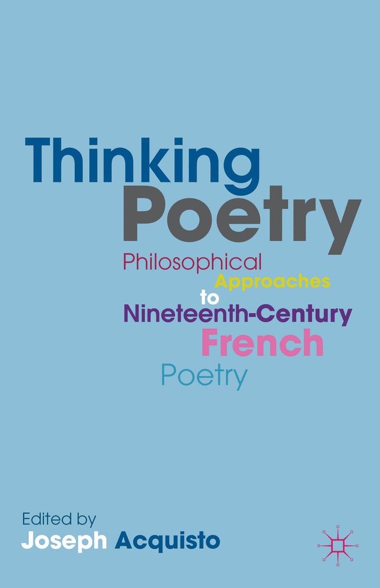 J. Acquisto - Thinking Poetry, Inbunden