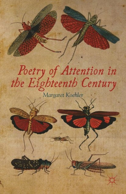 M. Koehler - Poetry of Attention in the Eighteenth Century, E-bok