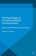 Psychology of Pro-Environmental Communication