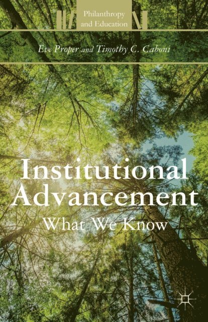 T. Caboni, E. Proper - Institutional Advancement, E-bok