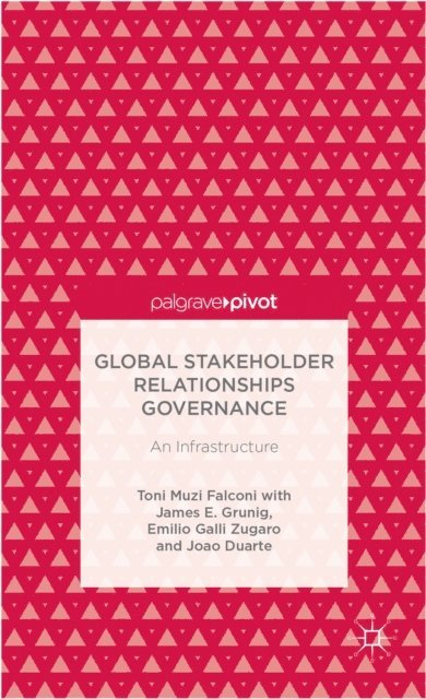 J. Duarte, E. Zugaro, J. Grunig, M. Falconi - Global Stakeholder Relationships Governance, E-bok. Tillgänglighet: Lägg i varukorg