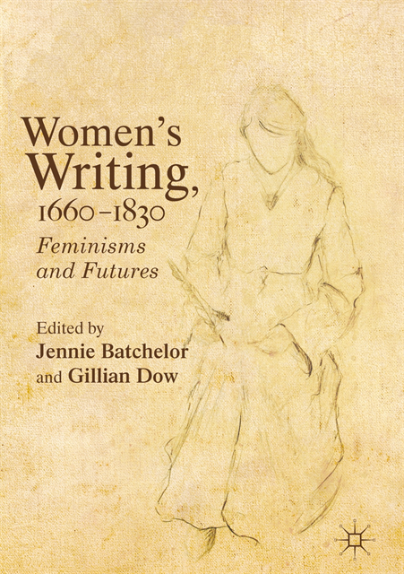 Gillian Dow, Jennie Batchelor - Women's Writing, 1660-1830, E-bok