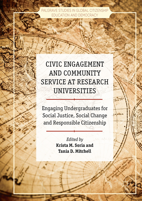 Tania D. Mitchell, Krista M. Soria - Civic Engagement and Community Service at Research Universities, E-bok