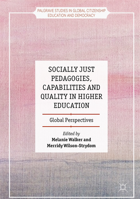 Merridy Wilson-Strydom, Melanie Walker - Socially Just Pedagogies, Capabilities and Quality in Higher Education, E-bok