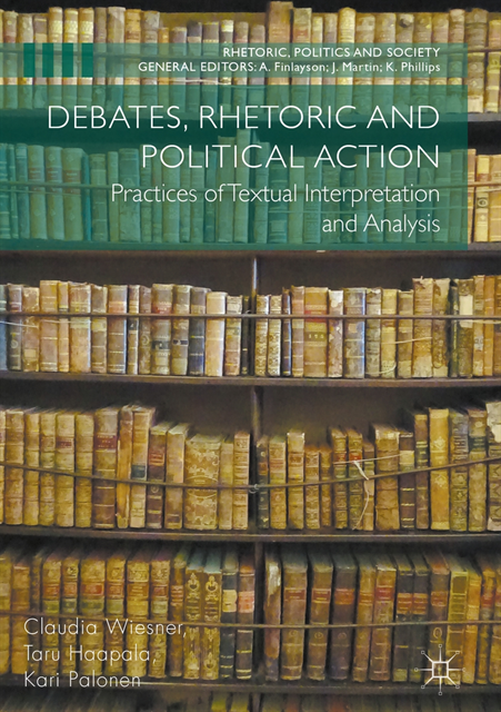 Kari Palonen, Taru Haapala, Claudia Wiesner - Debates, Rhetoric and Political Action, E-bok