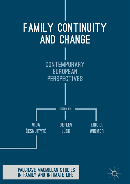 Eric D. Widmer, Detlev Luck, Vida Cesnuityte - Family Continuity and Change, E-bok