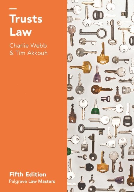 Charlie Webb, Tim Akkouh - Trusts Law, E-bok