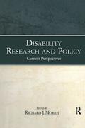 Disability Research and Policy