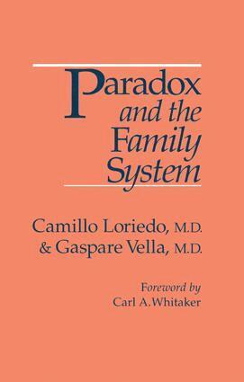 Camillo Loriedo, Gaspare Vella - Paradox And The Family System, Häftad