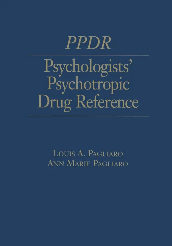 Louis A. Pagliaro, Ann Marie Pagliaro - Psychologists' Psychotropic Drug Reference, Häftad. Tillgänglighet: Lägg i varukorg
