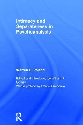 Intimacy and Separateness in Psychoanalysis