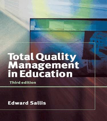Edward Sallis - Total Quality Management in Education, Inbunden