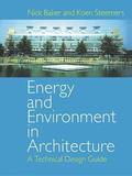 Energy and Environment in Architecture