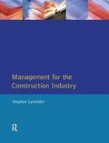 Management for the Construction Industry