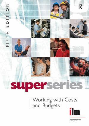 Institute of Leadership & Management - Working with Costs and Budgets, Inbunden