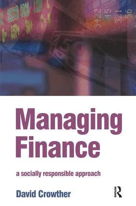 D. Crowther - Managing Finance, Inbunden