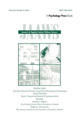 Mark J. Prescott, Hannah M. Buchanan-Smith - Training Nonhuman Primates Using Positive Reinforcement Techniques, Inbunden. Tillgänglighet: Lägg i varukorg