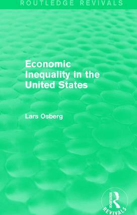 Lars Osberg - Economic Inequality in the United States, Häftad