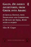 Galen, De diebus decretoriis, from Greek into Arabic