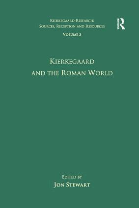 Jon Stewart - Volume 3: Kierkegaard and the Roman World, Häftad