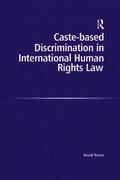 Caste-based Discrimination in International Human Rights Law