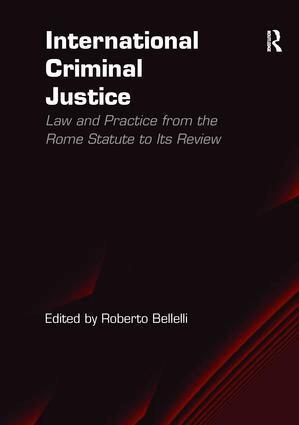 Roberto Bellelli - International Criminal Justice, Häftad