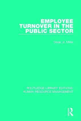 Employee Turnover in the Public Sector