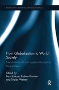 From Globalization to World Society