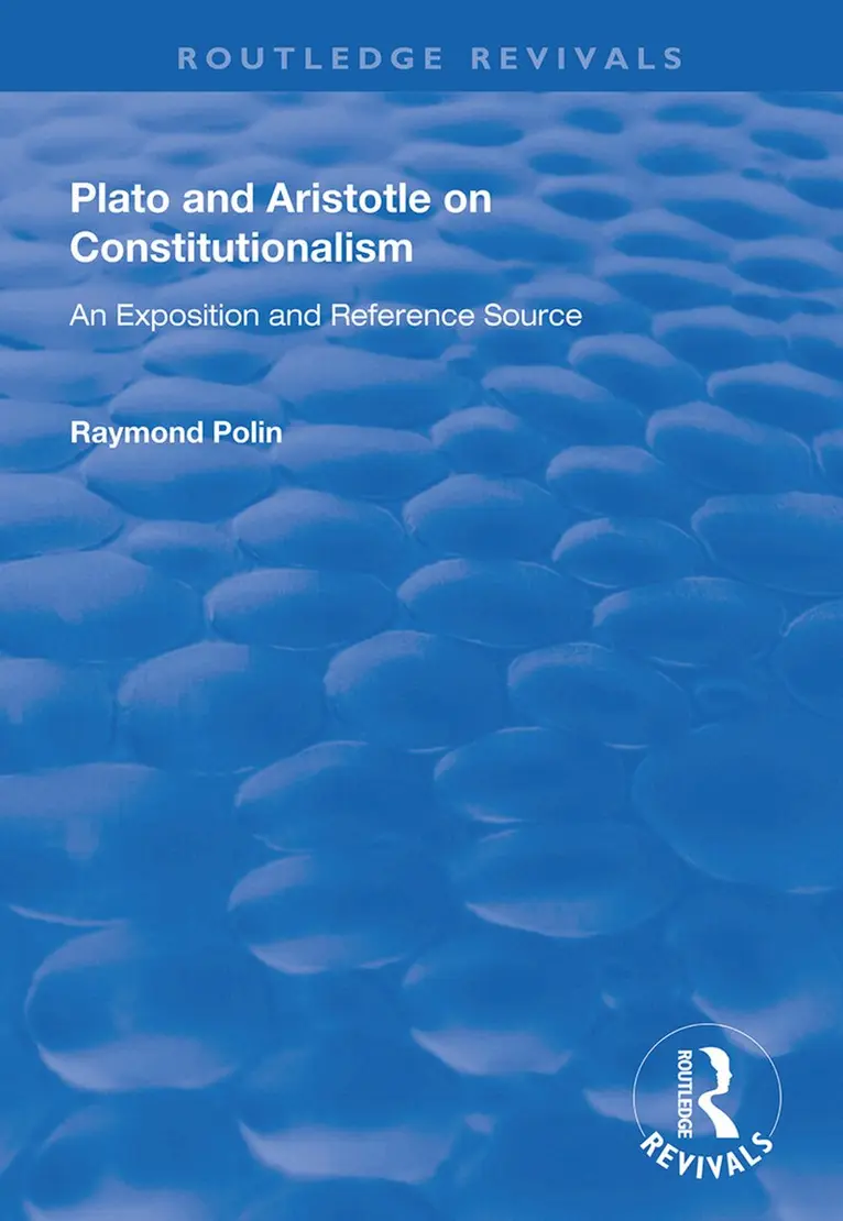 Raymond Polin - Plato and Aristotle on Constitutionalism, Häftad. Tillgänglighet: Lägg i varukorg