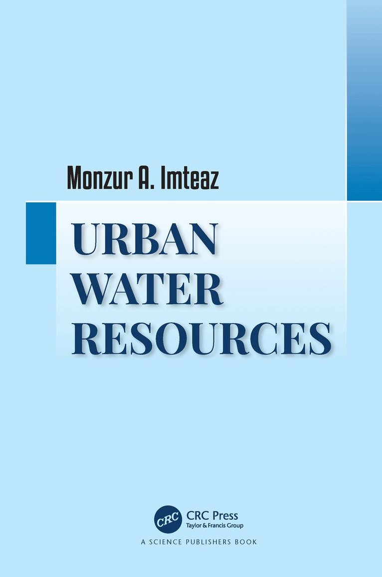 Monzur Alam Imteaz - Urban Water Resources, Inbunden. Tillgänglighet: Lägg i varukorg