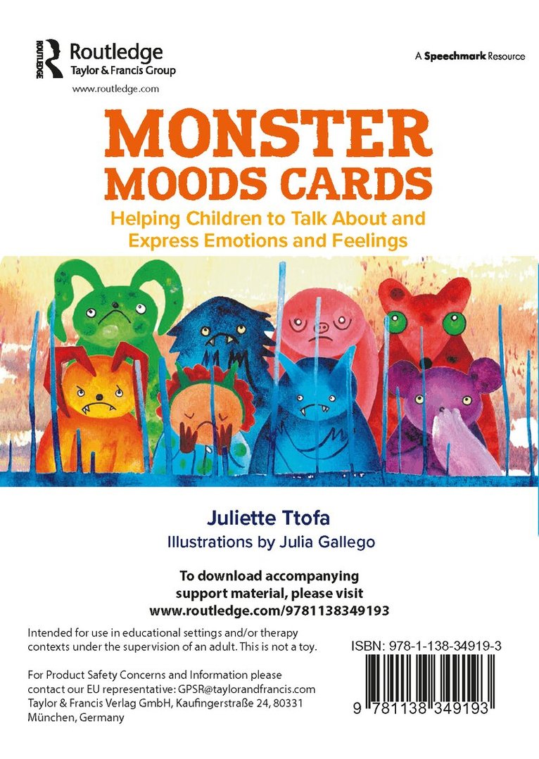 Juliette Ttofa - Monster Moods Cards. Tillgänglighet: Lägg i varukorg