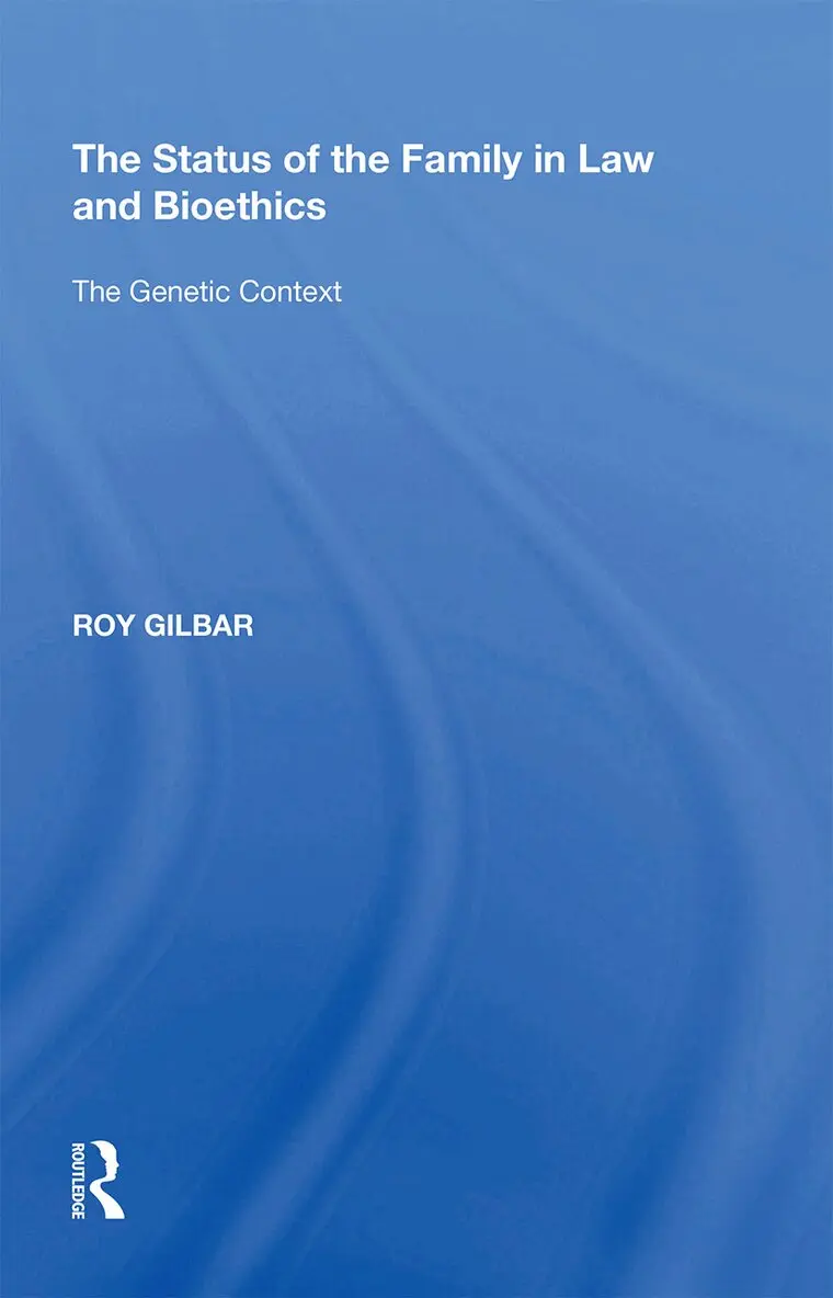 Roy Gilbar - Status of the Family in Law and Bioethics, Häftad. Tillgänglighet: Lägg i varukorg