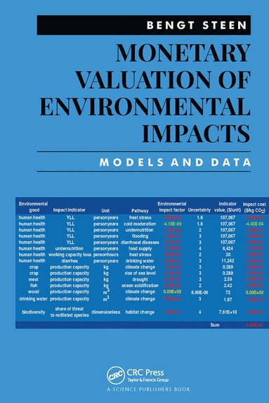 Monetary Valuation of Environmental Impacts av Bengt Steen, Bengt Steen