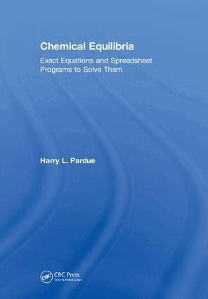 Harry L. Pardue - Chemical Equilibria, Inbunden