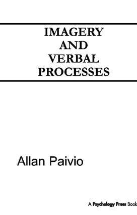 A. Paivio - Imagery and Verbal Processes, Inbunden
