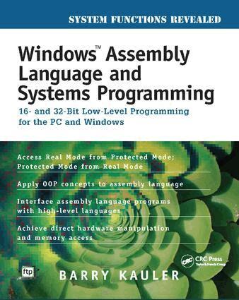 Barry Kauler - Windows Assembly Language and Systems Programming, Inbunden