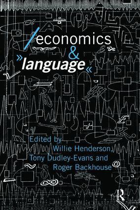 Roger E. Backhouse - Economics and Language, Inbunden