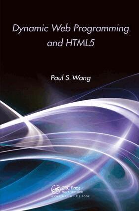 Paul S. Wang - Dynamic Web Programming and HTML5, Inbunden. Tillgänglighet: Lägg i varukorg