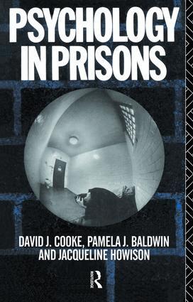 Pamela Baldwin, David Cooke, Jacqueline Howison - Psychology in Prisons, Inbunden