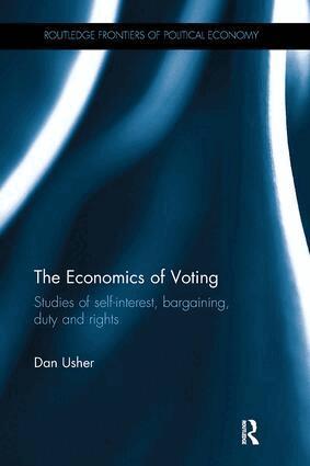 Dan Usher - Economics of Voting, Häftad. Tillgänglighet: Lägg i varukorg