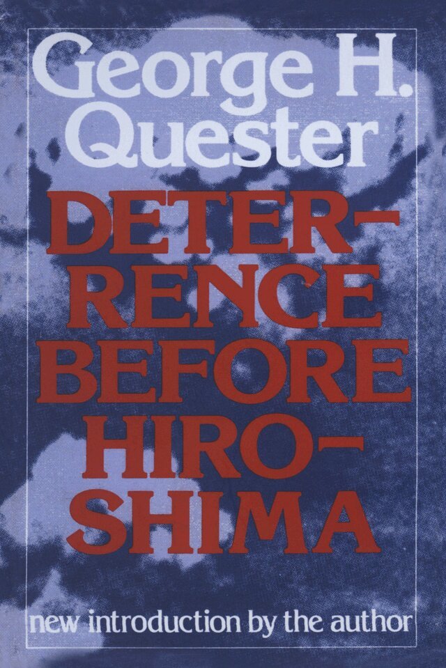 George H. Quester - Deterrence Before Hiroshima, Häftad. Tillgänglighet: Lägg i varukorg