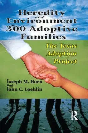 Joseph Horn - Heredity and Environment in 300 Adoptive Families, Häftad. Tillgänglighet: Lägg i varukorg