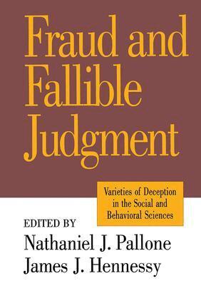 David Marsland - Fraud and Fallible Judgement, Inbunden